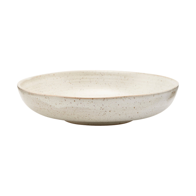 House Doctor - Schale Pion | Ø 19 x H 4 cm / grau/weiß