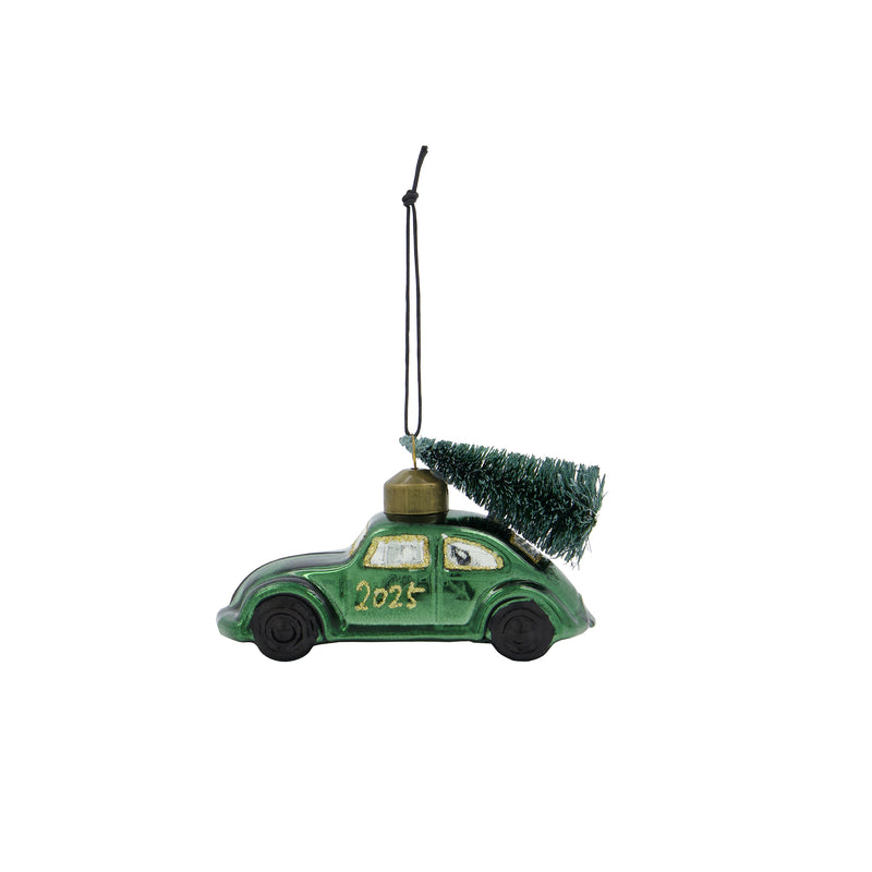House Doctor - Xmas Cars Deko-Autos | 5,5 cm / Mehrfarbig