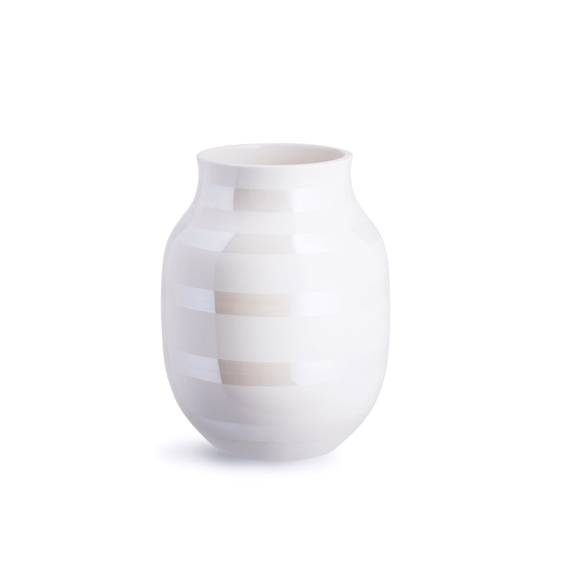 Kähler Design - Omaggio Vase | H 20 cm / perlmutt