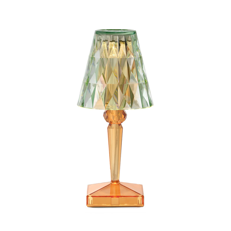 Kartell - Battery Tischleuchte | mint green/pastel orange