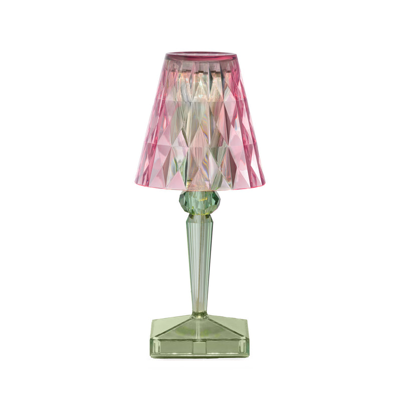 Kartell - Battery Tischleuchte | pastel pink/mint green
