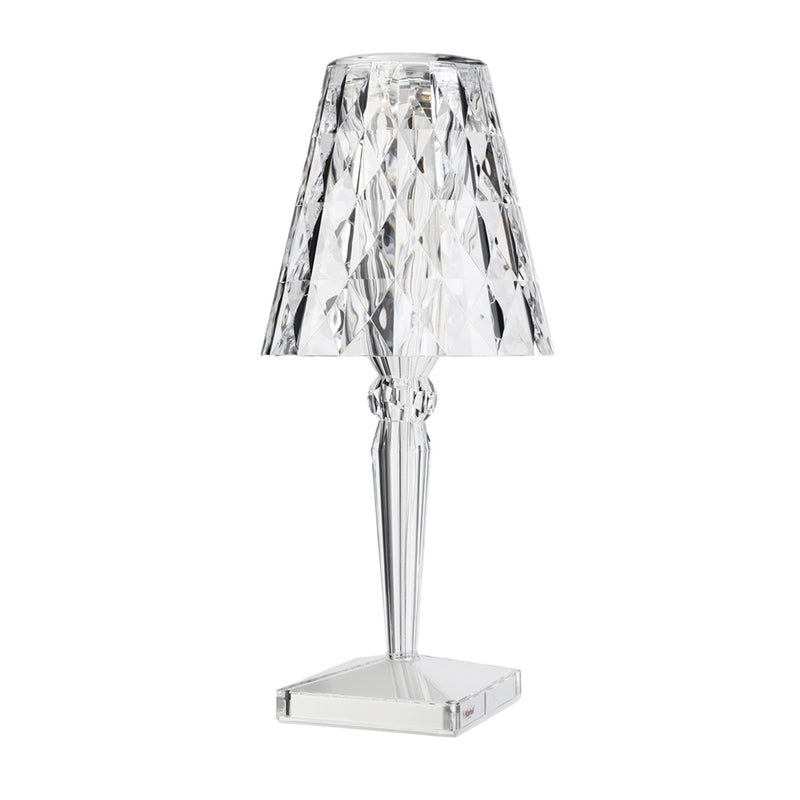 Kartell - Big Battery Tischleuchte | glasklar