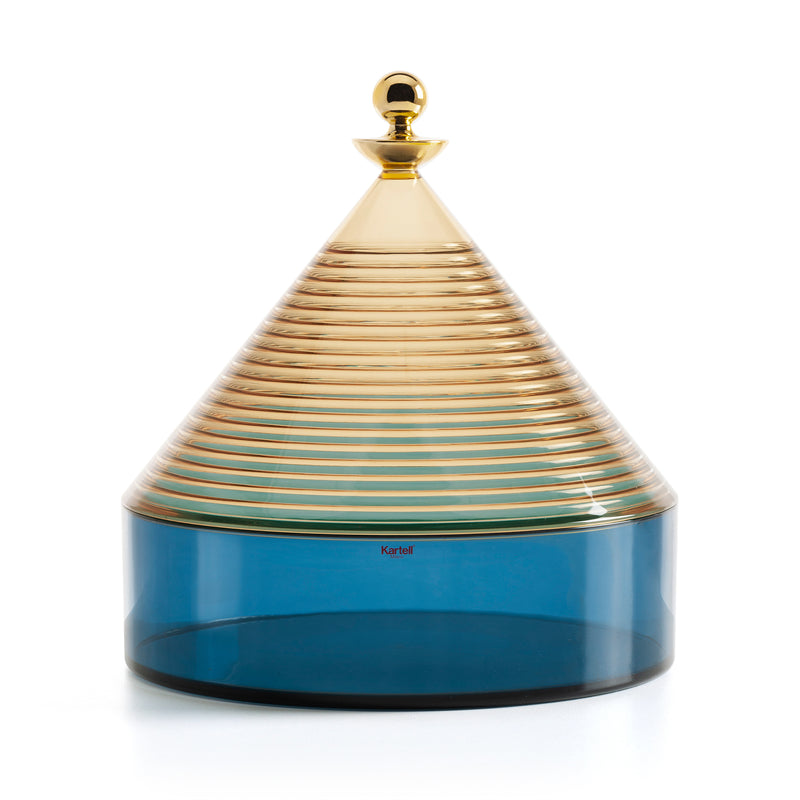 Kartell - Trullo Aufbewahrungsbehälter | Giallo/blu