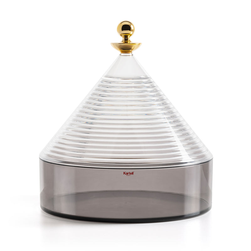 Kartell - Trullo Aufbewahrungsbehälter | Cristallo/fume