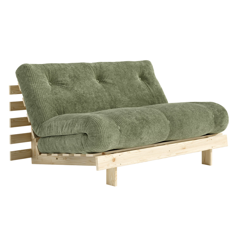 Karup - Roots Schlafsofa | 140 x 200 cm / khaki green