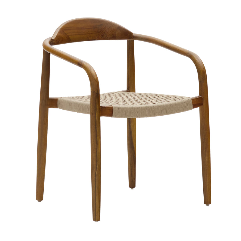 Kave Home - Nina Esszimmerstuhl | Akazie Nussbaumfinish
