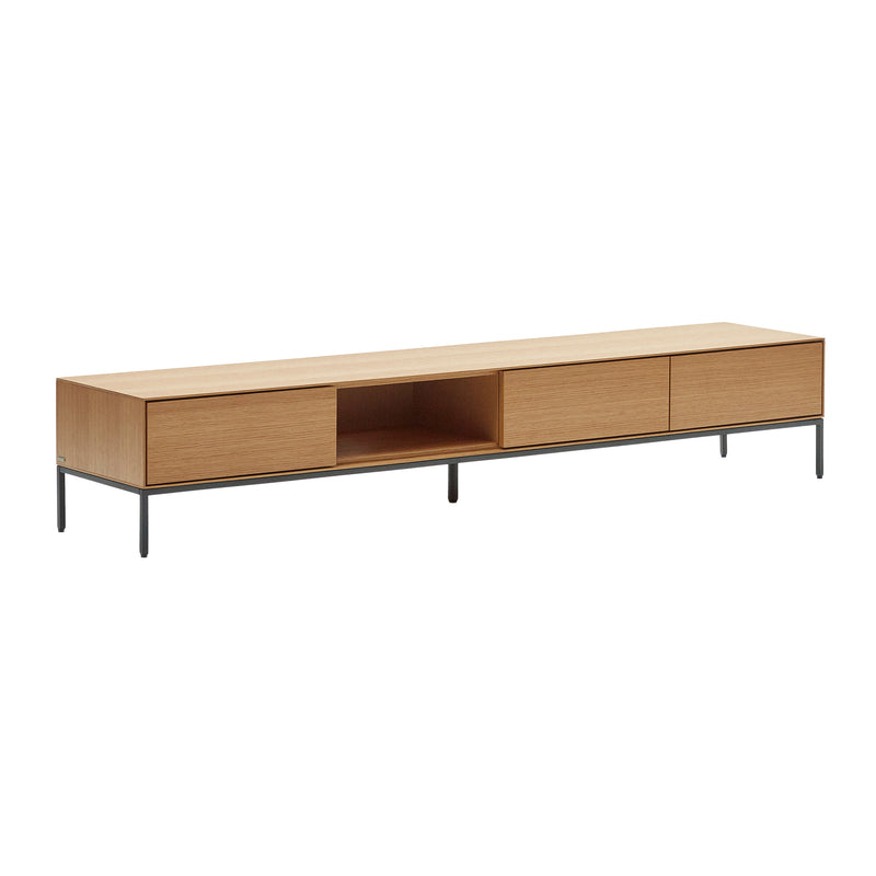Kave Home - Vedrana TV-Möbel | Eiche / 195 x 35 cm