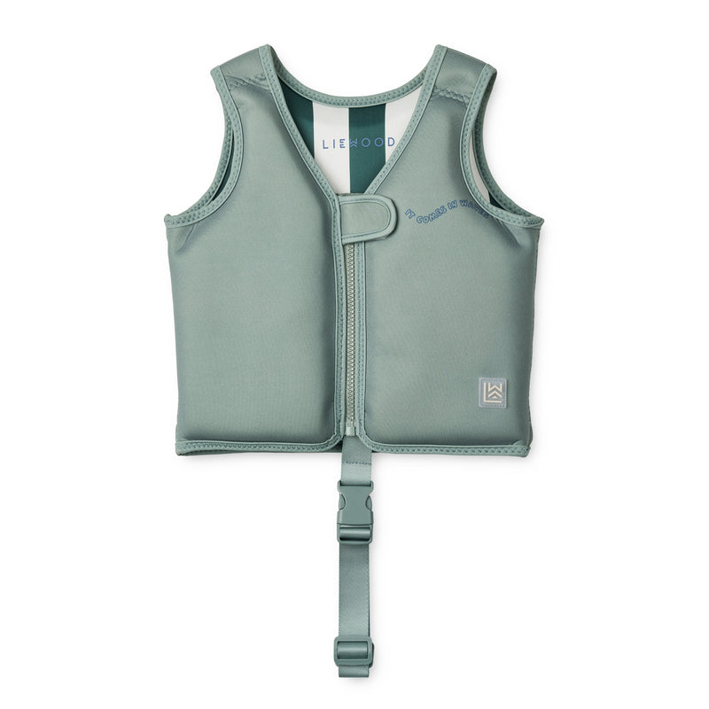 LIEWOOD - Dove Schwimmweste | 11 - 15 kg / it comes in waves/peppermint
