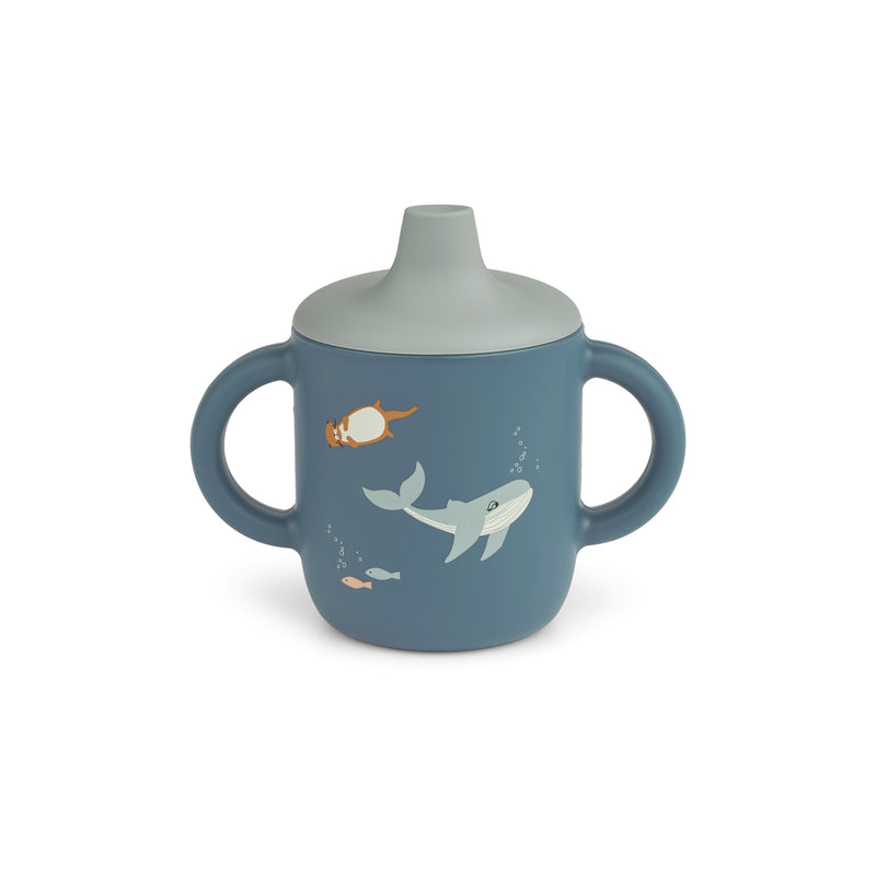 LIEWOOD - Neil Silikon Trinklerntasse | Arctic Sea/ocean view