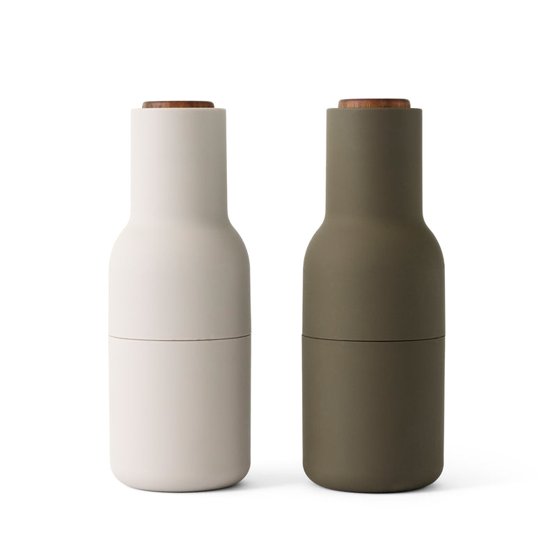 Audo - Bottle Grinder Salz- und Pfeffermühle | Walnuss / hunting green