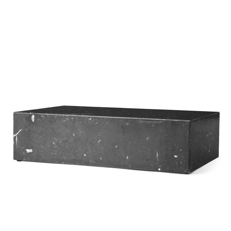 Audo - Plinth Couchtisch | schwarzer Marmor