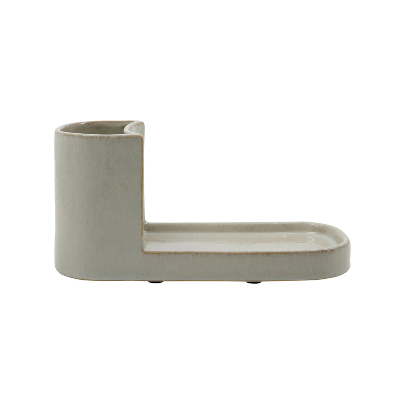 Meraki - Datura Ordnungssystem für Spülmittel und Spülbürste | 26 x 12,5 cm / shellish grey