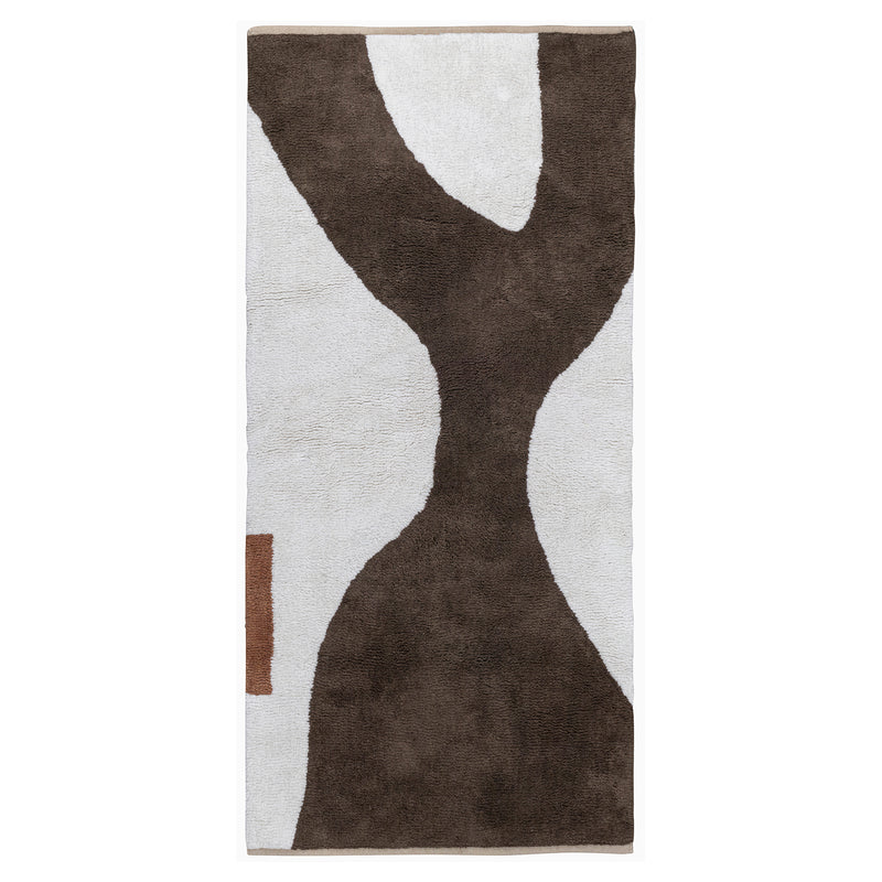Mette Ditmer - Figura Teppich | 150 x 70 cm / braun
