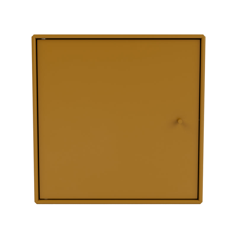 Montana - Mini Regalmodul mit Tür | amber