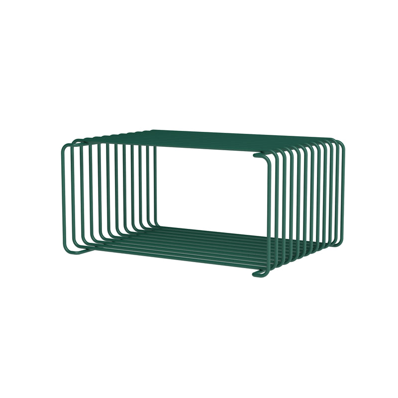 Montana - Panton Wire Half Height Regal | 25,7 cm / pine green