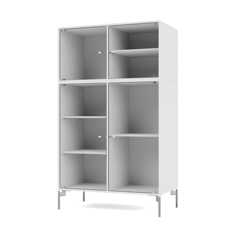 Montana - Ripple III Vitrinenschrank | new white
