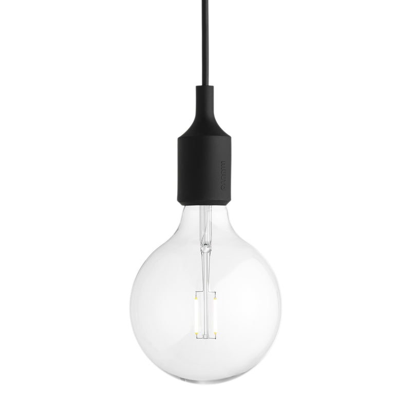 Muuto - Pendelleuchte E27-Socket LED | schwarz