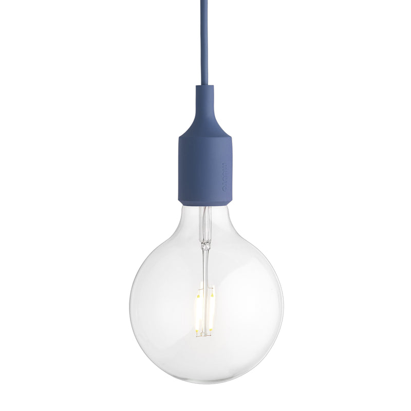 Muuto - Pendelleuchte E27-Socket LED | blau