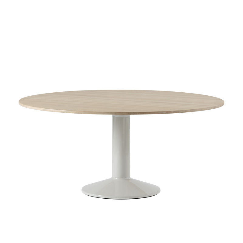 Muuto - Midst Esstisch | Ø 160 cm / Eiche geölt/grau