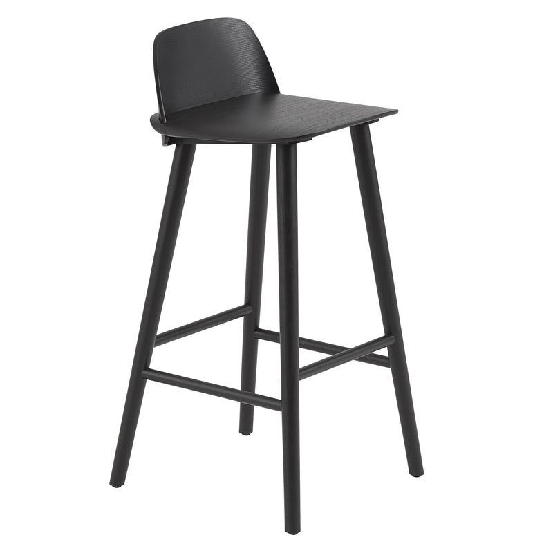 Muuto - Nerd Barhocker | H 75 cm / schwarz