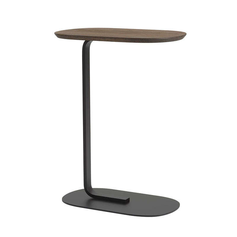 Muuto - Relate Side Table | 73,5 cm / Eiche geräuchert/schwarz