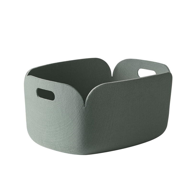 Muuto - Restore Aufbewahrungskorb | 48 x 35 cm / nebelgrün