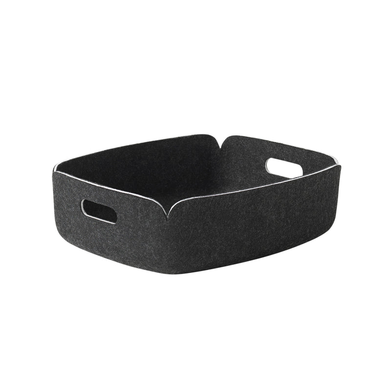 Muuto - Restore Tablett | 40 x 31 cm / schwarz melliert
