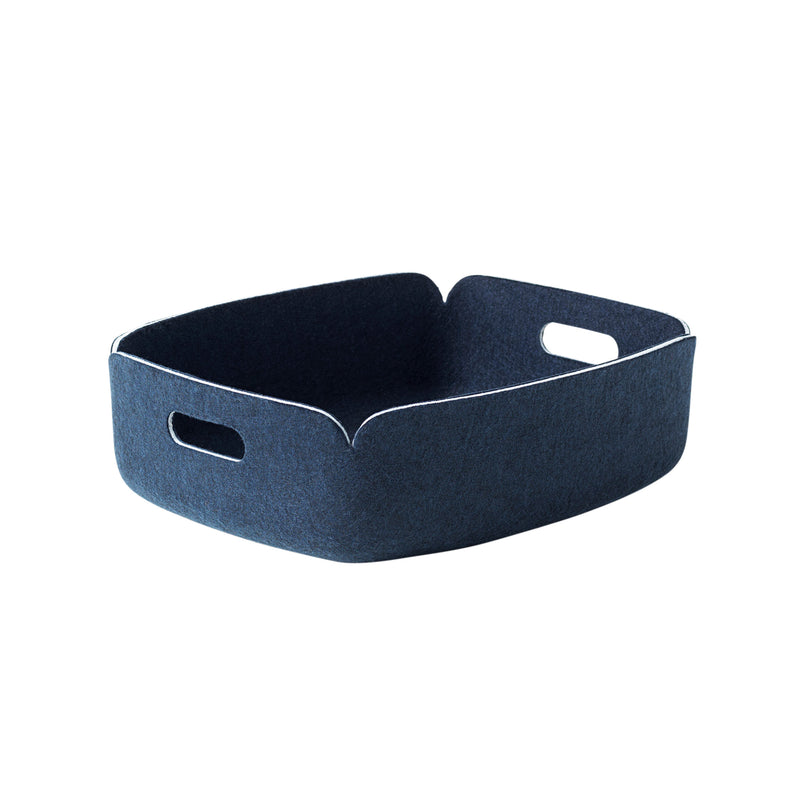 Muuto - Restore Tablett | 40 x 31 cm / nachtblau