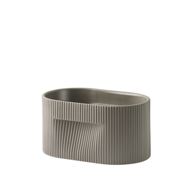 Muuto - Ridge Blumentopf | H 13 cm / taupe