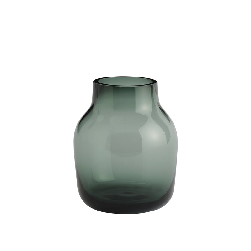 Muuto - Silent Vase | Ø 11 cm / dunkelgrün