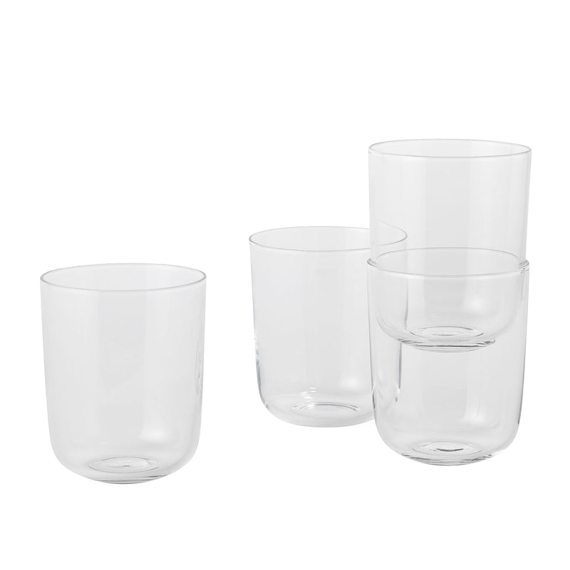 Muuto - Corky Trinkglas (4er-Set) | tall / transparent