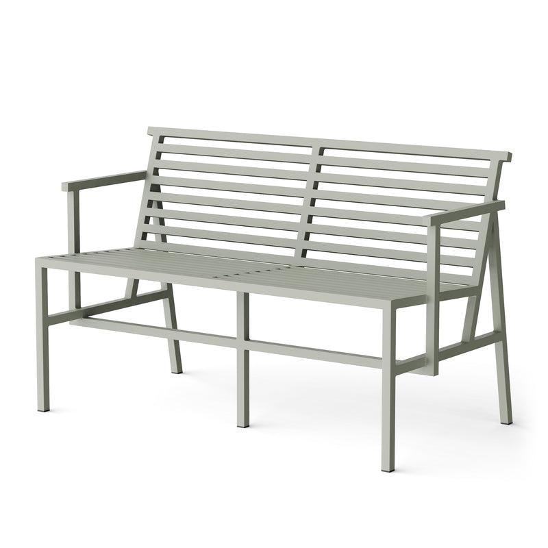 NINE - 19 Outdoors Dining Gartenbank | grau
