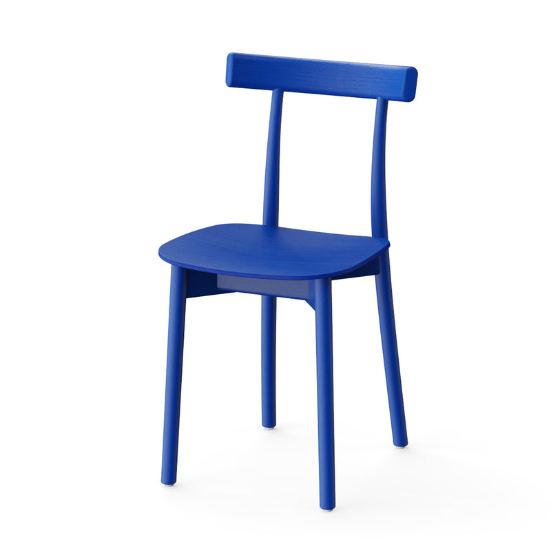 NINE - Skinny Wooden Chair | blau