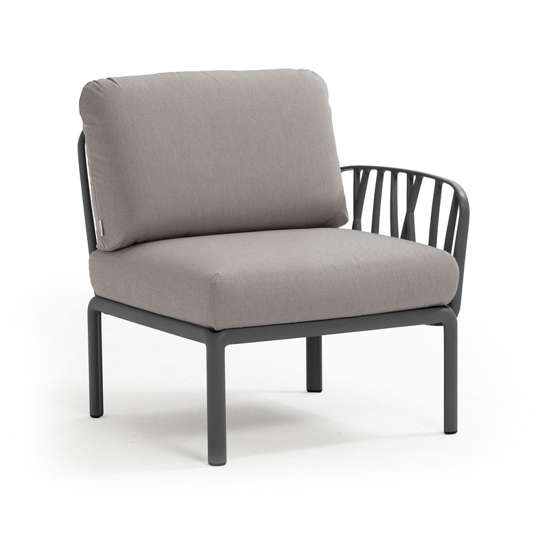 Nardi - Komodo Modulsofa | Seitenelement / anthrazit/grau