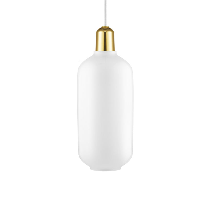 Normann Copenhagen - Amp Pendelleuchte | L / weiß/messing