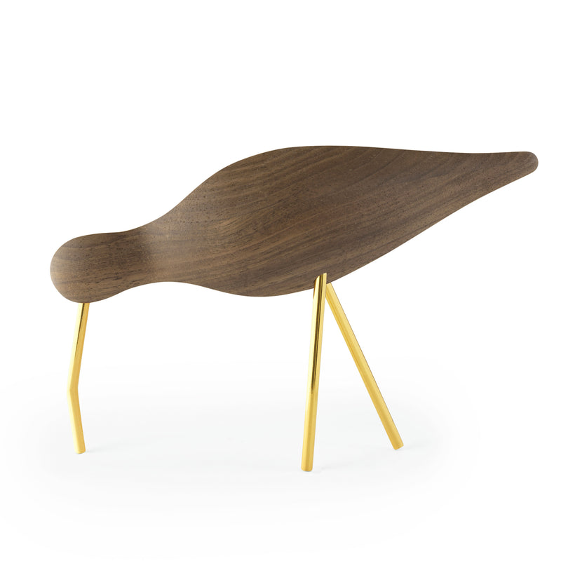 Normann Copenhagen - Shorebird | L / walnuss/messing