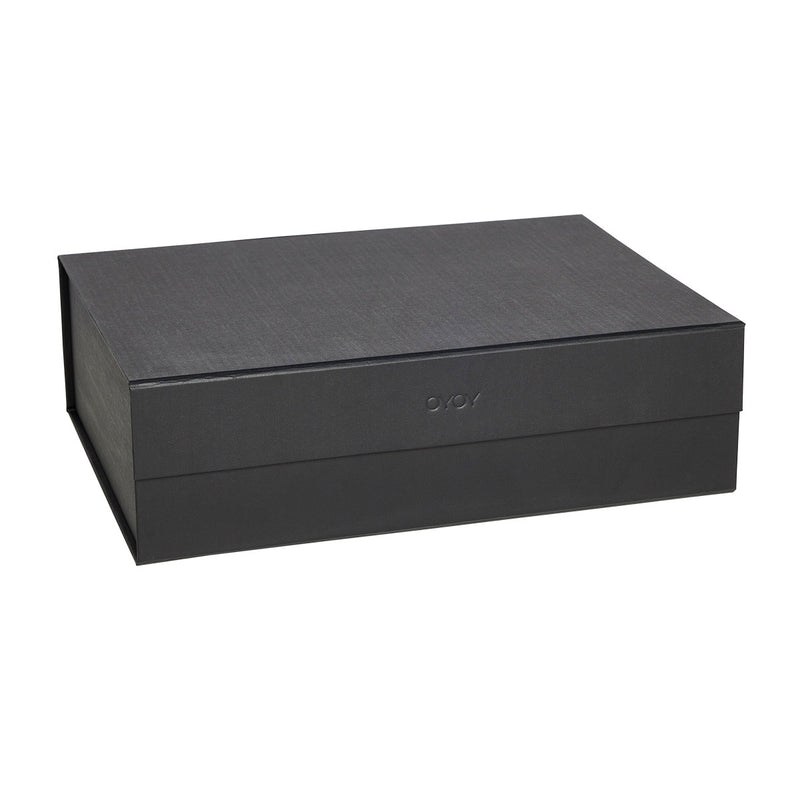 OYOY - Hako Aufbewahrungsbox | 45 x 33 cm / schwarz