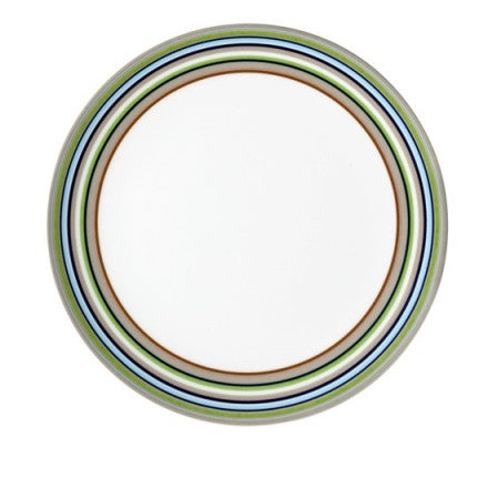 Iittala - Origo Teller gestreift | Ø 20 cm / beige