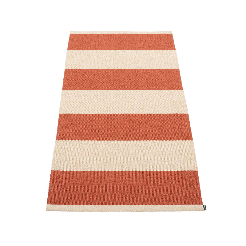 Pappelina - Bob Teppich | 70 x 150 cm / brick/vanilla
