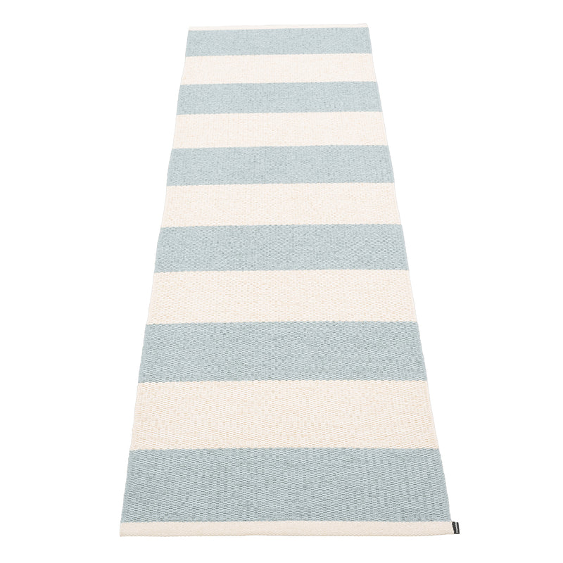 Pappelina - Bob Teppich | 70 x 225 cm / blue fog/vanilla