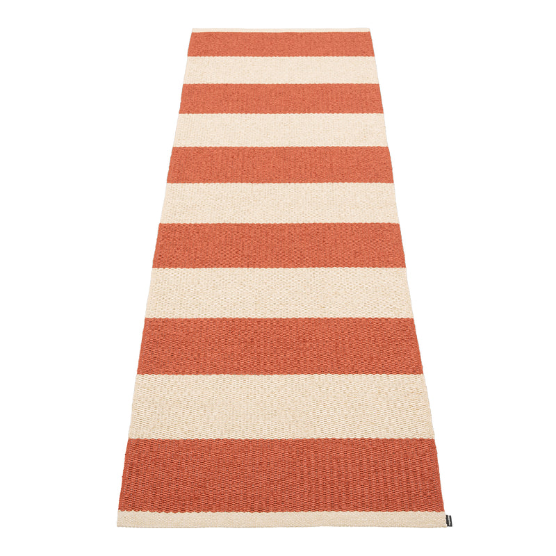 Pappelina - Bob Teppich | 70 x 225 cm / brick/vanilla