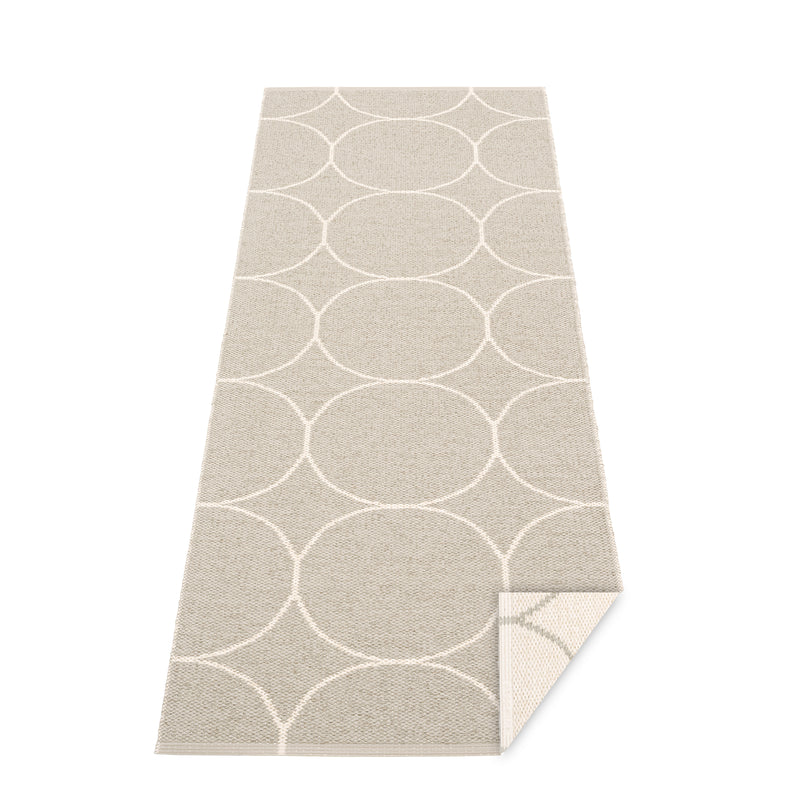 Pappelina - Boo Wendeteppich (70 cm) | 70 x 200 cm / linen/vanilla