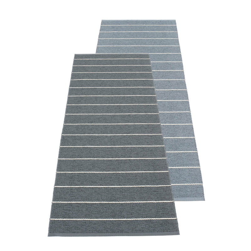 Pappelina - Carl Wendeteppich (70 cm) | 70 x 180 cm / granit/storm