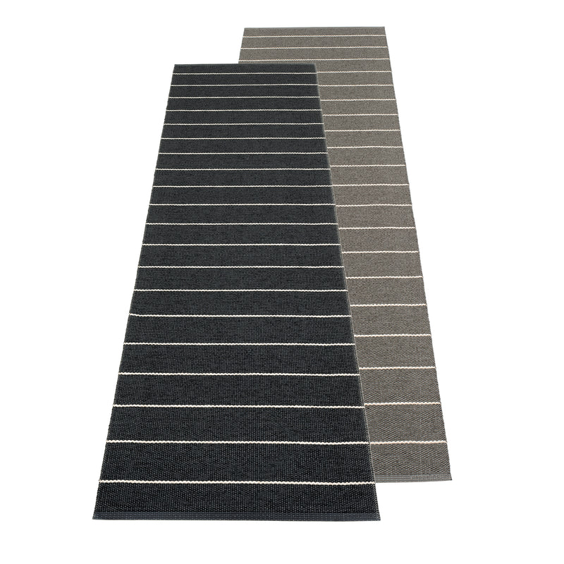 Pappelina - Carl Wendeteppich (70 cm) | 70 x 270 cm / black/charcoal