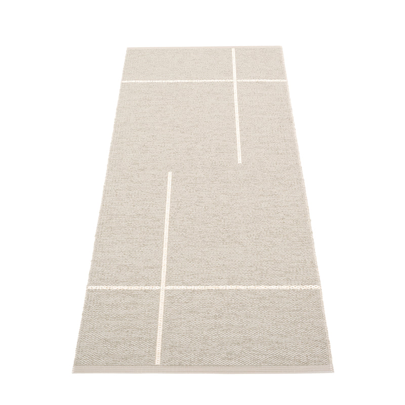 Pappelina - Fred Wendeteppich (70 cm) | 70 x 180 cm / linen/vanilla