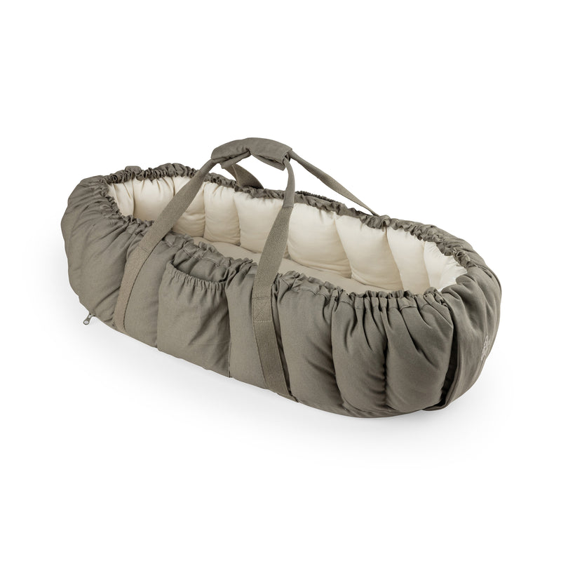 Sebra - 3-in-1 Baby Nestchen | dark olive