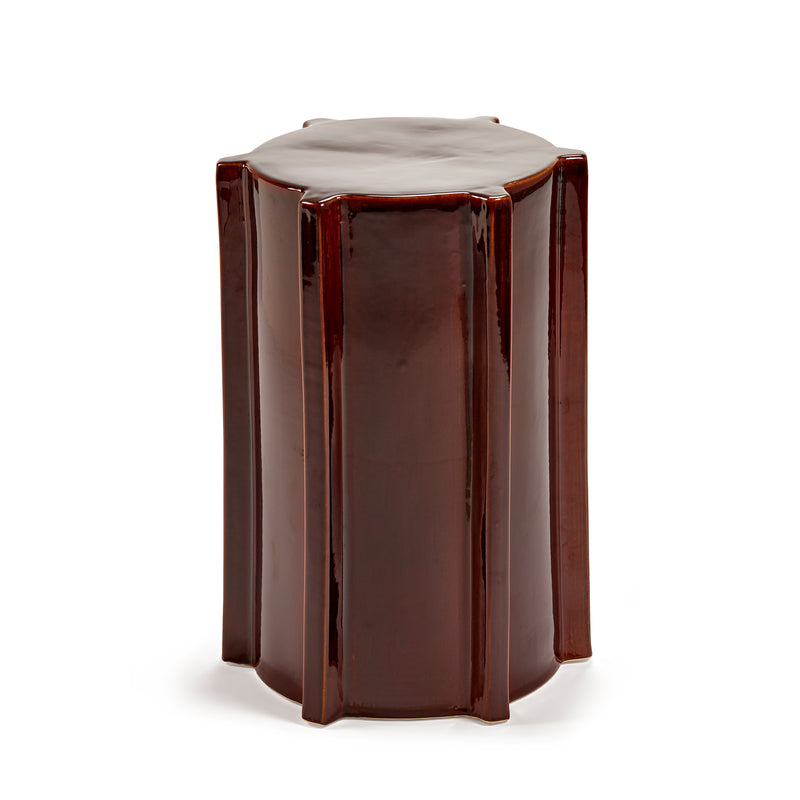 Serax - Pawn Beistelltisch | Ø 31 cm / dark brown