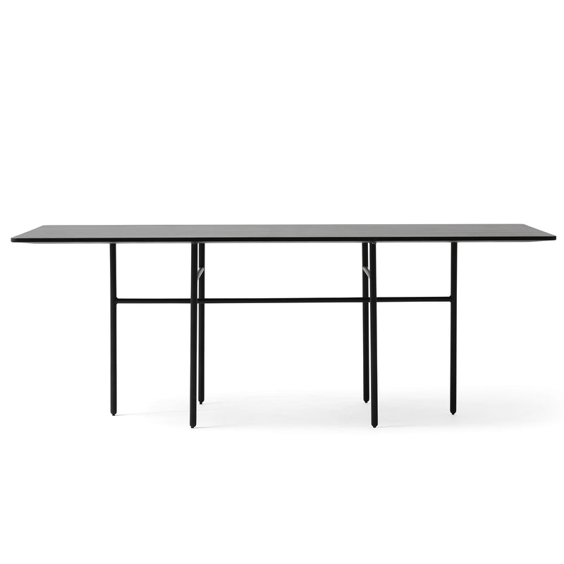 Audo - Snaregade Tisch Rund | 200 x 90 cm / Eiche schwarz gebeizt