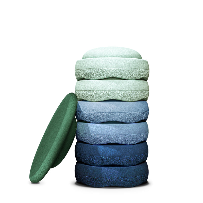 Stapelstein® - Waters & Greens Set | 7er-Set / waters & greens
