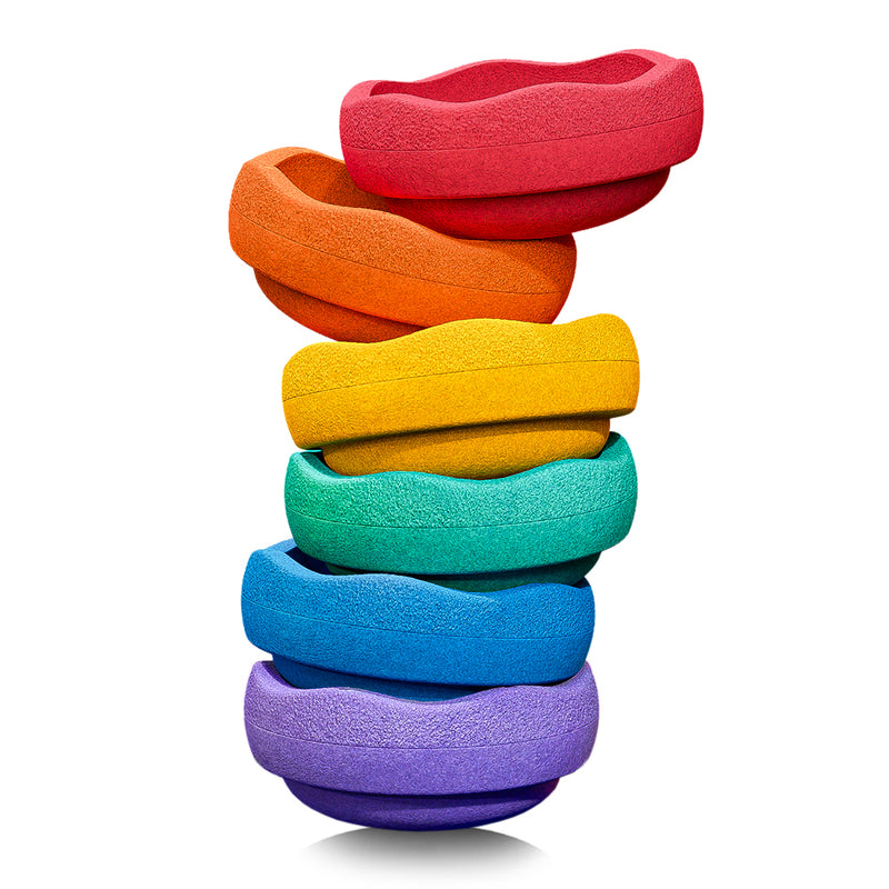 Stapelstein® - Original Set | 6er-Set / rainbow classic